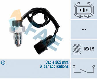 FAE 40900 Reverse gear sensor 40900: Buy near me in Poland at 2407.PL - Good price!