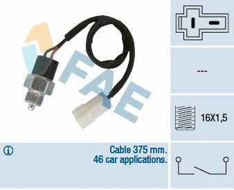 FAE 40980 Reverse gear sensor 40980: Buy near me in Poland at 2407.PL - Good price!