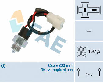 FAE 40981 Reverse light switch 40981: Buy near me in Poland at 2407.PL - Good price!