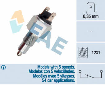 FAE 41070 Reverse gear sensor 41070: Buy near me at 2407.PL in Poland at an Affordable price!