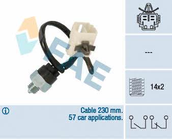 FAE 41280 Reverse gear sensor 41280: Buy near me in Poland at 2407.PL - Good price!