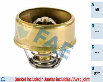 FAE 5201882 Thermostat, coolant 5201882: Buy near me in Poland at 2407.PL - Good price!