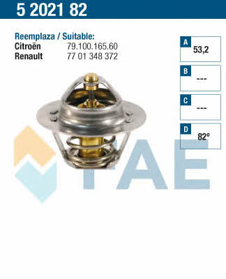 FAE 5202182 Thermostat, Kühlmittel 5202182: Kaufen Sie zu einem guten Preis in Polen bei 2407.PL!