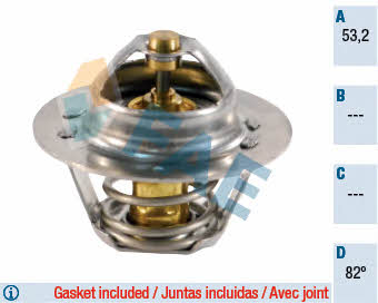 FAE 5202482 Thermostat, coolant 5202482: Buy near me at 2407.PL in Poland at an Affordable price!