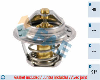 FAE 5202791 Thermostat, coolant 5202791: Buy near me in Poland at 2407.PL - Good price!