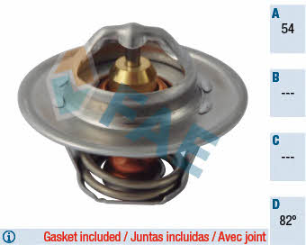 FAE 5203482 Thermostat, coolant 5203482: Buy near me in Poland at 2407.PL - Good price!