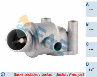 FAE 5203678 Thermostat, coolant 5203678: Buy near me in Poland at 2407.PL - Good price!