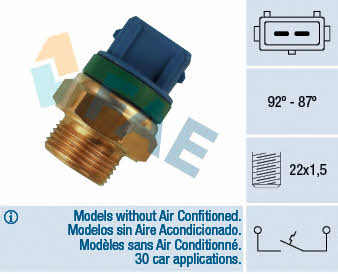 FAE 37680 Fan switch 37680: Buy near me in Poland at 2407.PL - Good price!