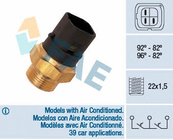 FAE 37980 Датчик увімкнення вентилятора 37980: Приваблива ціна - Купити у Польщі на 2407.PL!