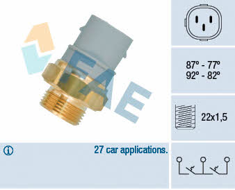 FAE 38160 Fan switch 38160: Buy near me in Poland at 2407.PL - Good price!