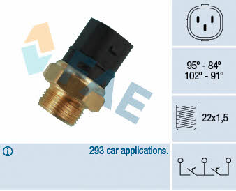 FAE 38180 Fan switch 38180: Buy near me in Poland at 2407.PL - Good price!