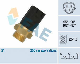 FAE 38185 Fan switch 38185: Buy near me in Poland at 2407.PL - Good price!