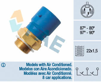 FAE 38245 Датчик увімкнення вентилятора 38245: Приваблива ціна - Купити у Польщі на 2407.PL!