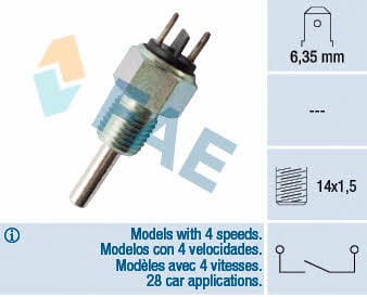 FAE 40130 Reverse gear sensor 40130: Buy near me at 2407.PL in Poland at an Affordable price!