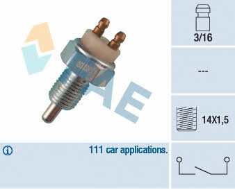FAE 40290 Reverse gear sensor 40290: Buy near me at 2407.PL in Poland at an Affordable price!