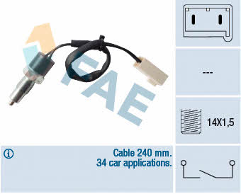 FAE 40360 Reverse gear sensor 40360: Buy near me in Poland at 2407.PL - Good price!