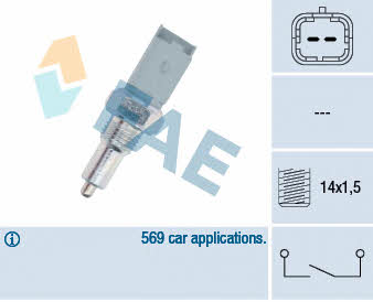 FAE 40492 Reverse gear sensor 40492: Buy near me in Poland at 2407.PL - Good price!