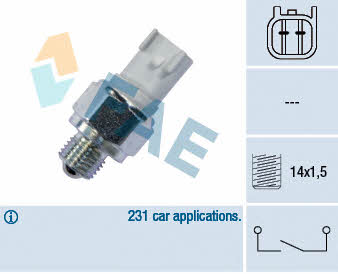 FAE 40592 Reverse gear sensor 40592: Buy near me in Poland at 2407.PL - Good price!