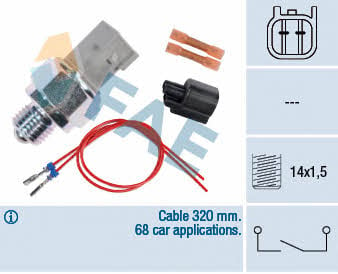 FAE 40593 Reverse gear sensor 40593: Buy near me in Poland at 2407.PL - Good price!