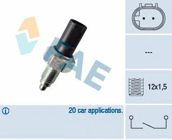 FAE 40755 Reverse gear sensor 40755: Buy near me in Poland at 2407.PL - Good price!