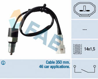 FAE 40770 Reverse gear sensor 40770: Buy near me at 2407.PL in Poland at an Affordable price!
