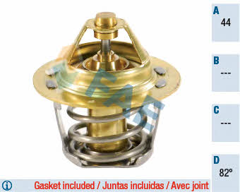 FAE 5204182 Thermostat, coolant 5204182: Buy near me in Poland at 2407.PL - Good price!
