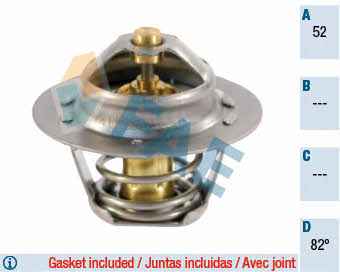 FAE 5204382 Thermostat, coolant 5204382: Buy near me in Poland at 2407.PL - Good price!