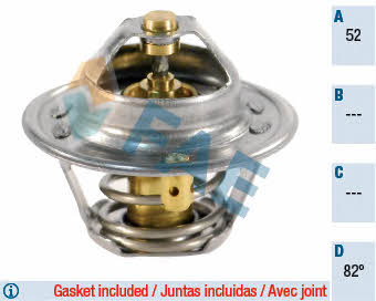 FAE 5204582 Thermostat, coolant 5204582: Buy near me in Poland at 2407.PL - Good price!