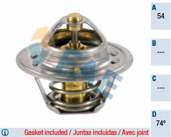 FAE 5204774 Thermostat, coolant 5204774: Buy near me in Poland at 2407.PL - Good price!
