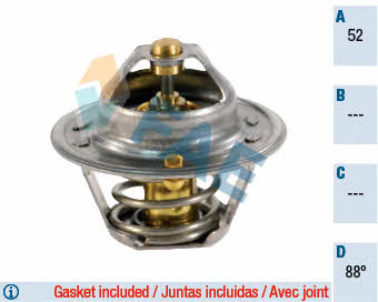 FAE 5204888 Thermostat, coolant 5204888: Buy near me in Poland at 2407.PL - Good price!
