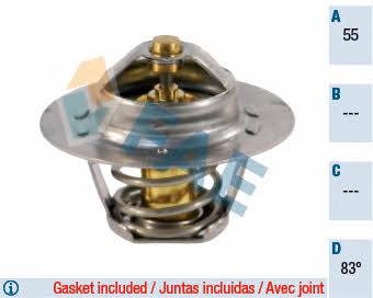 FAE 5205383 Thermostat, coolant 5205383: Buy near me in Poland at 2407.PL - Good price!