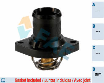 FAE 5205589 Thermostat, coolant 5205589: Buy near me in Poland at 2407.PL - Good price!