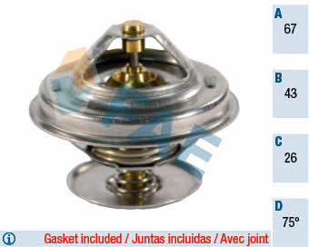 FAE 5300275 Thermostat, coolant 5300275: Buy near me in Poland at 2407.PL - Good price!