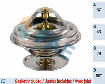 FAE 5300280 Thermostat, coolant 5300280: Buy near me in Poland at 2407.PL - Good price!
