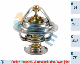 FAE 5300778 Thermostat, coolant 5300778: Buy near me in Poland at 2407.PL - Good price!