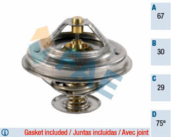 FAE 5301675 Thermostat, coolant 5301675: Buy near me in Poland at 2407.PL - Good price!