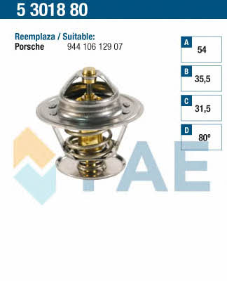 FAE 5301880 Thermostat, coolant 5301880: Buy near me in Poland at 2407.PL - Good price!