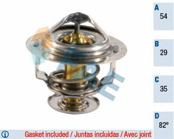FAE 5303882 Thermostat, coolant 5303882: Buy near me in Poland at 2407.PL - Good price!