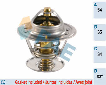 FAE 5304383 Thermostat, coolant 5304383: Buy near me at 2407.PL in Poland at an Affordable price!