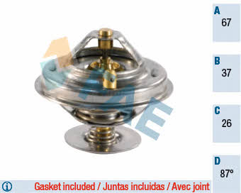 FAE 5304487 Thermostat, coolant 5304487: Buy near me in Poland at 2407.PL - Good price!
