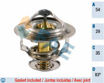 FAE 5305283 Thermostat, coolant 5305283: Buy near me in Poland at 2407.PL - Good price!