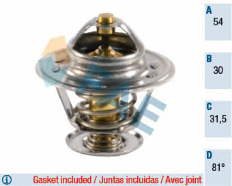 FAE 5306681 Thermostat, coolant 5306681: Buy near me in Poland at 2407.PL - Good price!