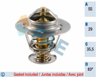 FAE 5306783 Thermostat, coolant 5306783: Buy near me in Poland at 2407.PL - Good price!