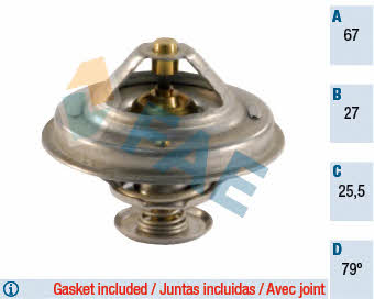 FAE 5306879 Thermostat, coolant 5306879: Buy near me at 2407.PL in Poland at an Affordable price!