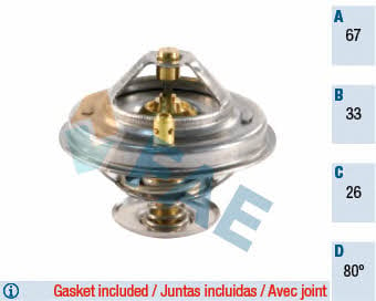 FAE 5307280 Thermostat, coolant 5307280: Buy near me in Poland at 2407.PL - Good price!