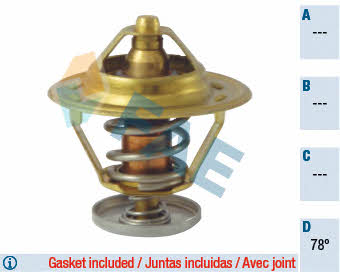 FAE 5308078 Thermostat, coolant 5308078: Buy near me at 2407.PL in Poland at an Affordable price!