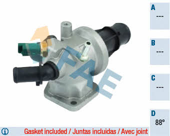 FAE 5308588 Thermostat, coolant 5308588: Buy near me in Poland at 2407.PL - Good price!