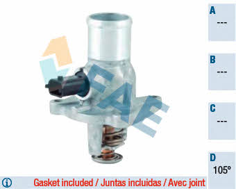 FAE 5309005 Thermostat, coolant 5309005: Buy near me in Poland at 2407.PL - Good price!
