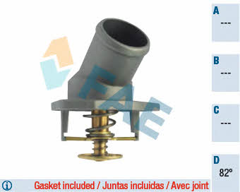 FAE 5319582 Thermostat, coolant 5319582: Buy near me in Poland at 2407.PL - Good price!