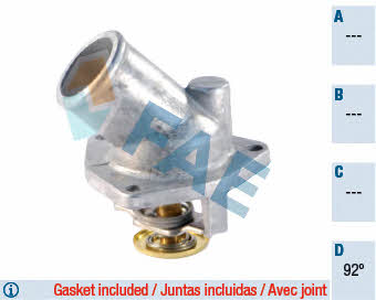 FAE 5320092 Thermostat, coolant 5320092: Buy near me in Poland at 2407.PL - Good price!